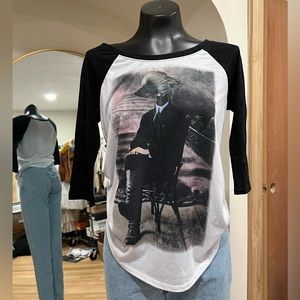 Guess Baseball Print Tee